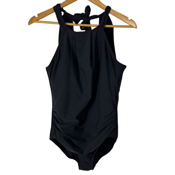 Magicsuit Black Amelia One-Piece Swimsuit Sz 10 Classic Modest Resortwear Pool - Picture 2 of 9